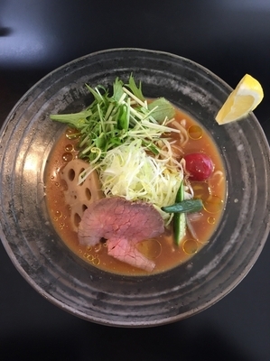 「冷やし味噌らぁ麺～トリュフ風味仕立て～」@みそ味専門マタドールの写真