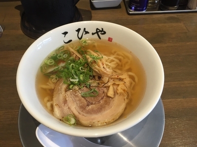 「手打ちらーめん（塩）」@川越らーめん こひやの写真