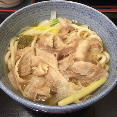 「【季節限定】香味豚うどん（￥450）」@小諸そば 半蔵門店の写真