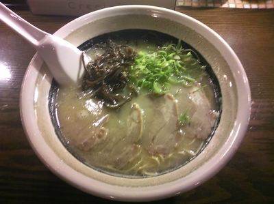 「大判ラーメン（十八判）」@博多ラーメン しばらく 日本橋店の写真