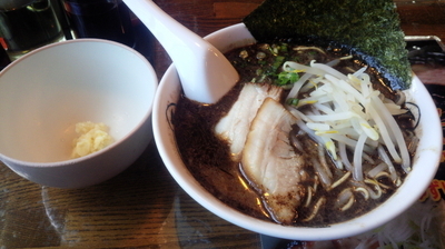 「黒山」@らぁめん大山 富士本店の写真