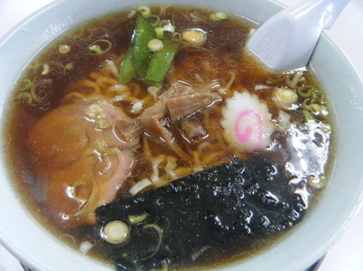 「ラーメン550円」@食堂シオンの写真