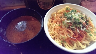 「辛地獄つけ麺、特盛、極太麺」@麺屋33の写真