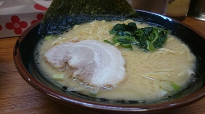 「ラーメン(全部普通)」@横濱家系ラーメン 馬場壱家 風の陣の写真