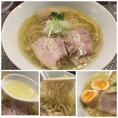 「味玉塩らぁ麺880円」@らぁ麺 やまぐち 辣式の写真