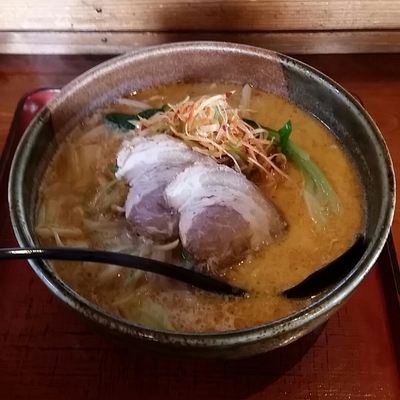 「げんきらーめん９５０円」@らーめん げんき屋 友部本店の写真