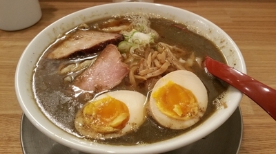 「味玉喜多方らーめん(煮干)(970円)」@麺や 七彩 八丁堀店の写真