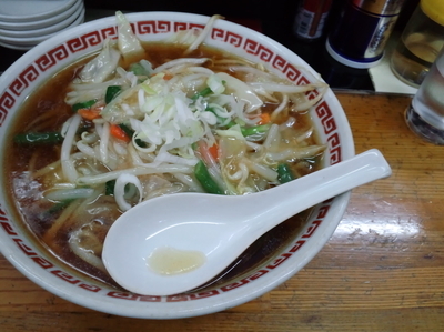 「サンマーメン650円」@定食・らーめん やおやの写真