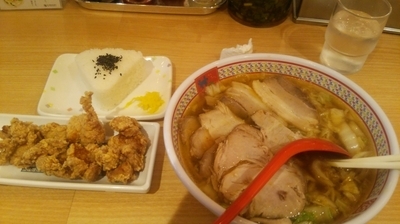 「からあげセット」@どうとんぼり神座 新宿店の写真