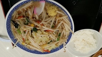 「タンメン　730円+小ライス60円」@トナリ 越谷レイクタウン店の写真