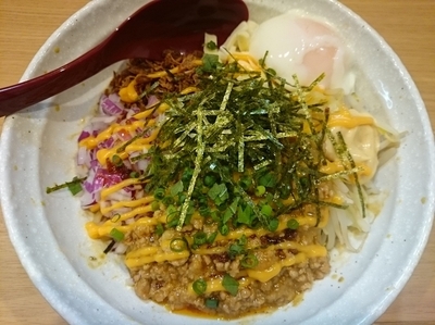 「みそまぜそば￥750＋ジャンク大好き￥150＝￥900」@麺小屋 てちの写真