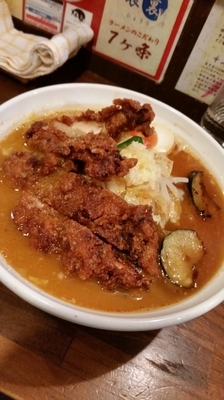 「あんかけDX」@旨辛ラーメン 表裏の写真