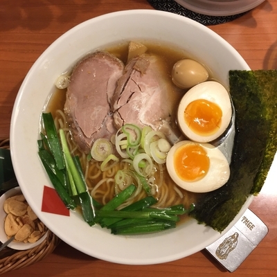 「東京駅 醤油 すたみな 中華そば＋鶏油10cc」@東京の中華そば ちよがみの写真