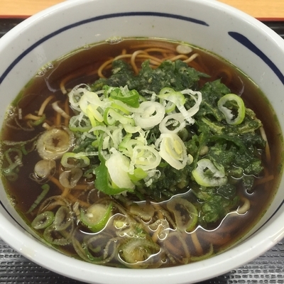 「春菊天（￥390）」@吉そば 不動前店の写真