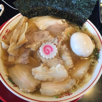 「特製中華そば（880円）」@肉煮干し中華そば さいころの写真