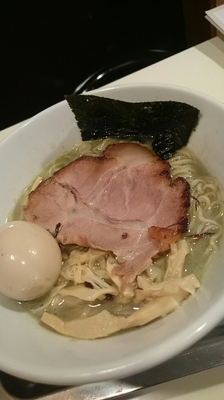 「鰯壇蜜一番搾り  800円 (全粒粉細麺)」@麺屋 浦島太郎の写真