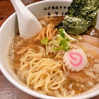 「江戸前煮干し中華そば　しお」@江戸前煮干し中華そば きみはん 総本店の写真