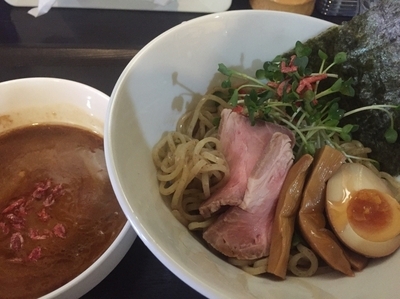 「えび味噌つけ麺880円」@ラーメン スイケン suikenの写真