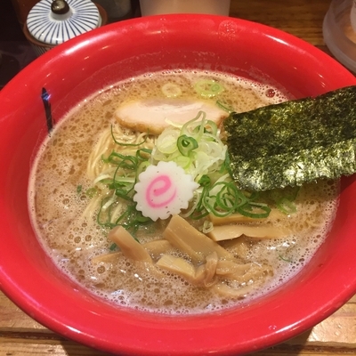 「豚鳥中華そば790円」@赤備の写真