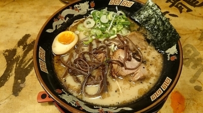 「チャーシュー麺：こってり」@黒龍紅 熊本駅前店の写真