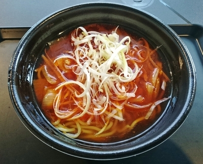 「勝浦タンタンメン（ハーフサイズ） \500」@B-1グランプリ食堂の写真