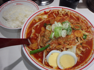 「北極やさいシャキシャキ(930円)、半ライス(120円)」@蒙古タンメン 中本 川崎店の写真