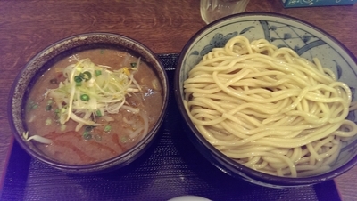 「濃厚味噌つけ麺、大盛り」@つけそば 九六の写真