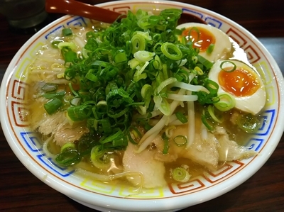 「【限定】あさひ★らあめん　（大盛）　＋味玉：サービス券」@煮干しらあめん 燕黒の写真