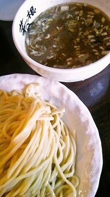 「つけめん（中）７３０円」@麺屋 茅根の写真