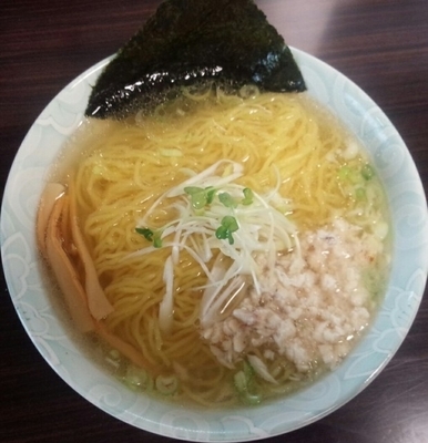 「鯛中華680円大盛100円増」@塩結びの写真