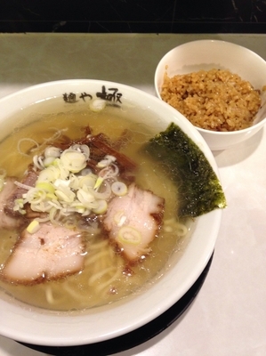 「らーめん  肉めし(クーポン)」@麺や 極の写真