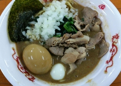 「[JUNK STORY]超濃厚！煮干と鶏のガチ味噌ラーメン」@大つけ麺博プレゼンツ つけ麺VSラーメンの写真