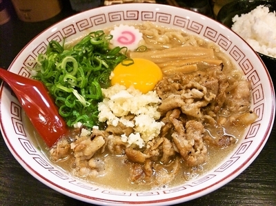 「肉玉そば（大盛り）」@おとど食堂 葛西店の写真