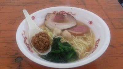 「麺や而今『芳醇貝出汁鶏塩そば～シビカラ肉味噌添え～』」@大つけ麺博プレゼンツ つけ麺VSラーメンの写真