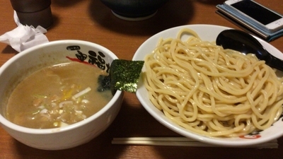 「ガメラ つけ麺」@らーめん福たけ 五井店の写真