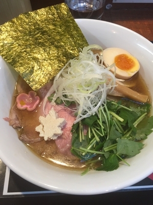 「極煮干ラーメン全部入り」@ラーメン愉悦処 似星 2号店の写真