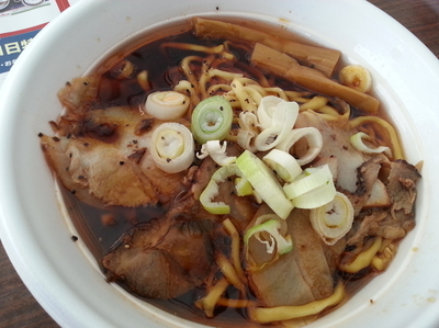 「『蟹』ブラック750円」@つくばラーメンフェスタ2015の写真