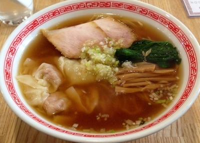 「雲呑そば（醤油）　 850円」@中華そば 熊野の写真