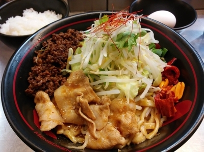 「紅　まぜそば（Ｖｅｒ2）」@麺創研 紅 国分寺の写真