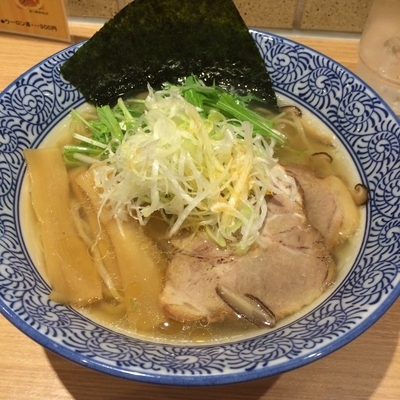 「塩ラーメン えびめしセット」@ラーメン西本の写真