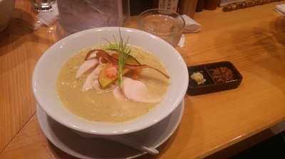 「鶏白湯SOBA」@銀座 篝の写真