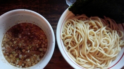 「つけそば　和風豚骨醤油」@吉田製麺店の写真