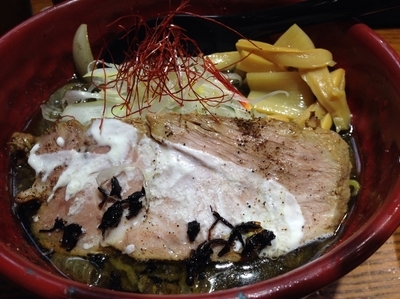 「黒味噌ラーメン」@黒味噌らーめん 初代けいすけ 品川店の写真