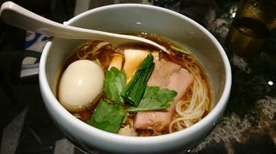 「清湯(醤油)+玉子 780+100円」@Japanese Ramen Noodle Lab Qの写真