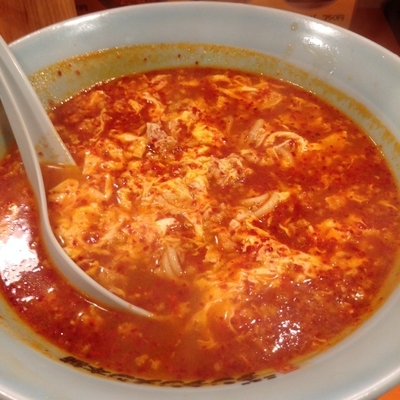 「タンタンメン（麺固・中辛￥750）」@元祖ニュータンタンメン本舗 品川店の写真
