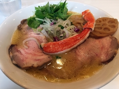 「【本日限定】エビ・カニ合戦（８５０円）替え玉（１５０円）」@麺や 彩～iro～の写真