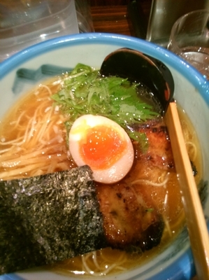 「柚子醤油らーめん(端麗)」@AFURI 中目黒店の写真