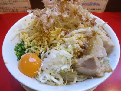 「まぜそば　　830円」@用心棒の写真