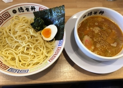 「山つけ麺（魚介出汁＋豚骨スープ）」@和風だしラーメン 徳栄軒の写真