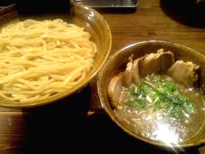 「ベジポタ味玉肉増しつけ麺(1100円，大盛)」@ベジポタつけ麺 えん寺の写真